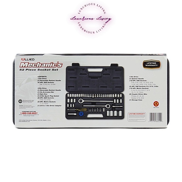 Allied Tools 52-piece Mechanics Socket Tool Set in Storage Case - Picture 5 of 5